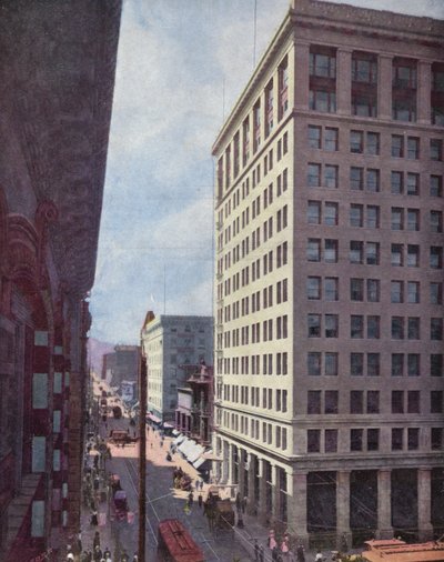 Oregon: Washington Street, Portland by American Photographer (after)