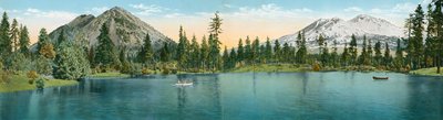 Panorama of Mount Shasta and Black Butte by American Photographer (after)