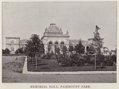 Philadelphia: Memorial Hall, Fairmount Park by American Photographer (after)