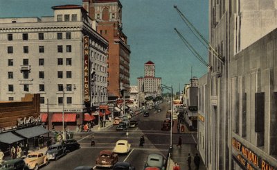 Phoenix, Arizona: Central Avenue, Looking North from the Adams Hotel by American Photographer (after)