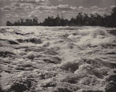 Rapids of Niagara above the Falls by American Photographer (after)