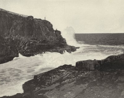 Sea Wall, Bald Head Cliff, Maine by American Photographer (after)
