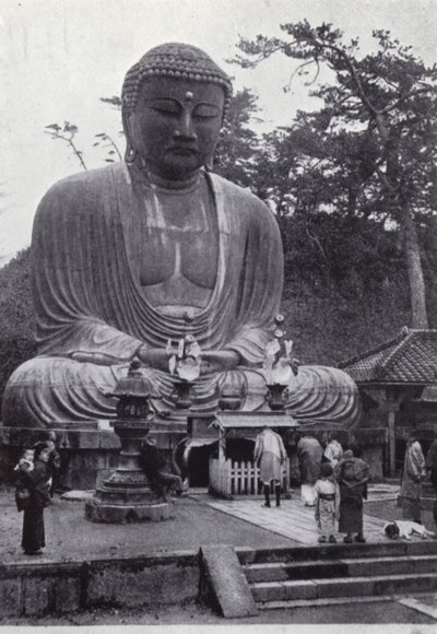 The Great Bronze Buddha, Revered for Six Centuries by American Photographer (after)