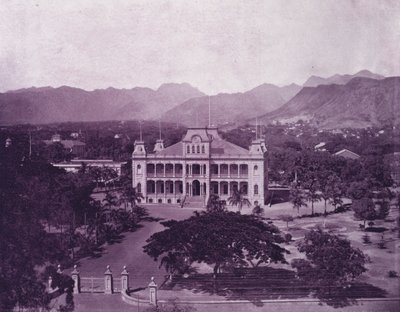 The Royal Palace, Hawaii by American Photographer (after)