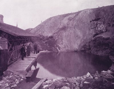 The pool at Banff Hot Springs, British America by American Photographer (after)