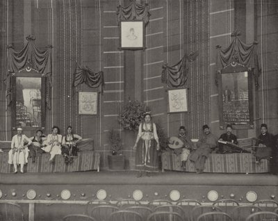 A Dance in the Street of Cairo Theatre by American Photographer