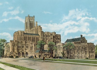 Alexander McKinlock Memorial Campus, Northwestern University, Chicago Avenue and Lake Shore Drive by American Photographer