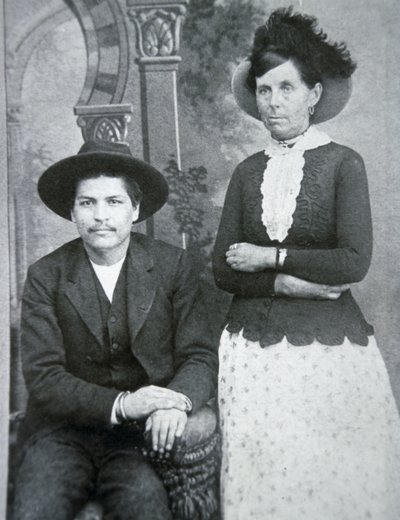 Belle Starr with her paramour 