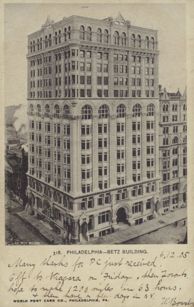 Betz Building, Philadelphia, Pennsylvania by American Photographer