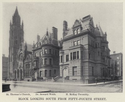 Block looking South from Fifty-Fourth Street by American Photographer