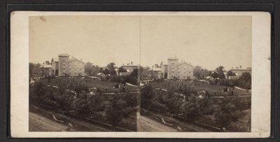 Building and grounds, Oneida Community, New York State, c.1870 by American Photographer