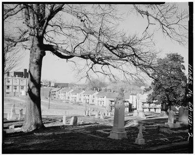 Cabbagetown District (General Views), Boulevard, Pearl Street, Memorial Drive, & Railroad tracks, Atlanta, Fulton County, GA by American Photographer