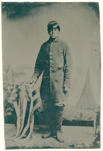 Charles H. Arnum, a Private in the 54th Massachusetts Volunteer Infantry Regiment, 1864 by American Photographer