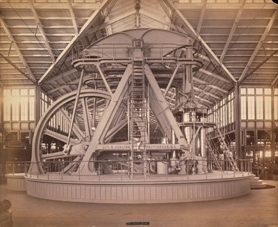 Corliss Engine, Centennial International Exhibition, Philadelphia, 1876 by American Photographer