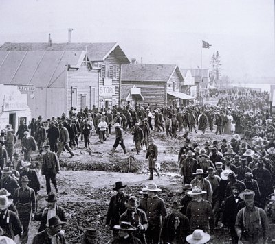 Dawson City during the Klondike Gold Rush (1897-98) by American Photographer