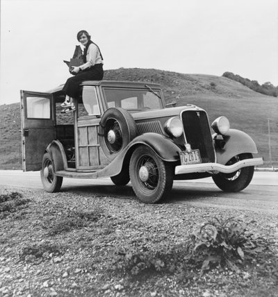 Dorothea Lange, Resettlement Administration Photographer, 1936 by American Photographer