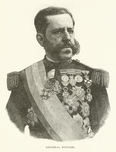 General Weyler by American Photographer