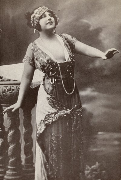 Geraldine Farrar as Tosca by American Photographer