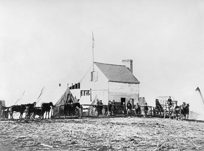 Headquarters of Sanitary Commission, Brandy Station, Virginia by American Photographer