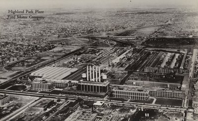 Highland Park Plant, Ford Motor Company, Detroit, Michigan by American Photographer
