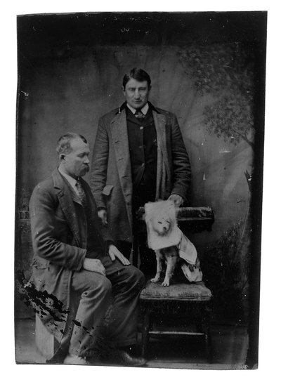 Honus Wagner and friend, c.1898 by American Photographer