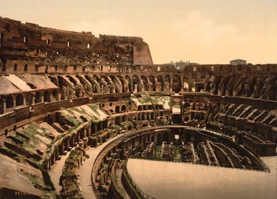 Interior of Coliseum, Rome by American Photographer
