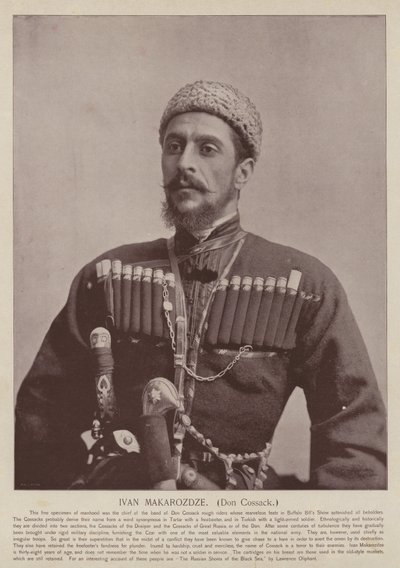 Ivan Makarozdze, Don Cossack by American Photographer