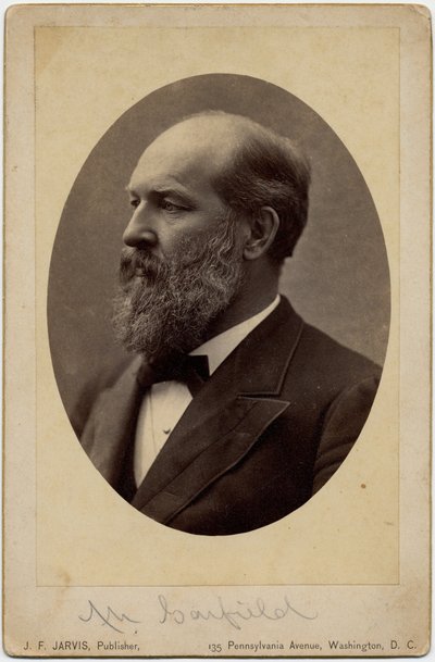 James Abram Garfield (1831-81), 20th President of the United States of America by American Photographer