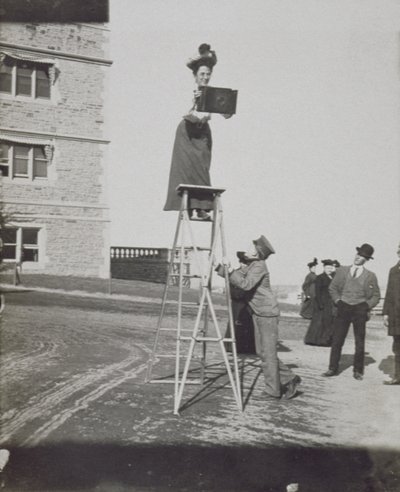 Jessie Tarbox Beals (1871-1942) at the Louisiana Purchase Exposition, 1904 by American Photographer