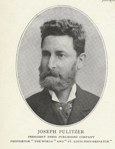 Joseph Pulitzer, illustration from 