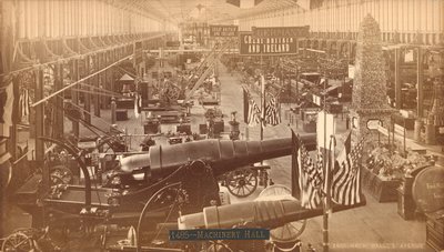 Krupps Guns, German exhibit, Centennial International Exhibition, Philadelphia, 1876 by American Photographer