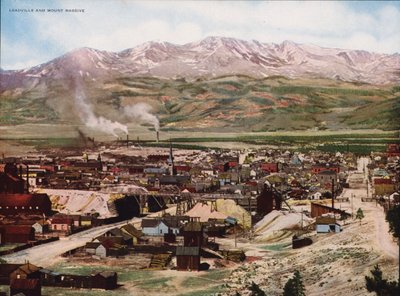 Leadville and Mount Massive by American Photographer