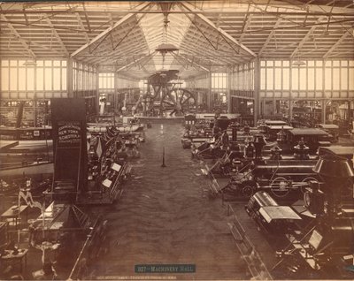 Machinery Hall, from the North End, Philadelphia Centennial International Exhibition, 1876 by American Photographer