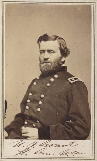 Maj. Gen. Ulysses S. Grant, officer of the Federal Army by American Photographer