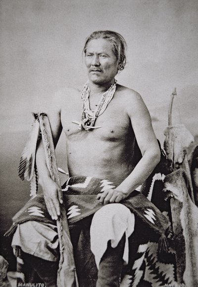Manuelito (1818-93) head chief of the Navajo Nation 1870-84 by American Photographer