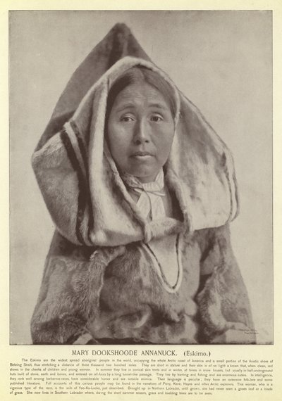 Mary Dookshoode Annanuck, Eskimo by American Photographer