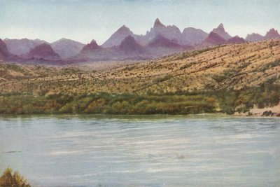 Needles Mountains and Colorado River, California by American Photographer