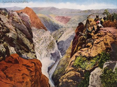 On the Brink of the Royal Gorge by American Photographer