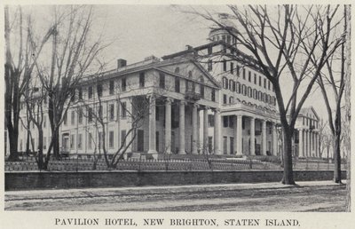 Pavilion Hotel, New Brighton, Staten Island by American Photographer
