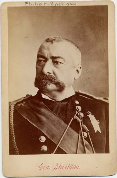 Philip Henry Sheridan (1831-88), Union Army General by American Photographer