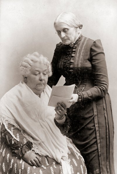 Portrait of Elizabeth Cady Stanton and Susan B. Anthony by American Photographer