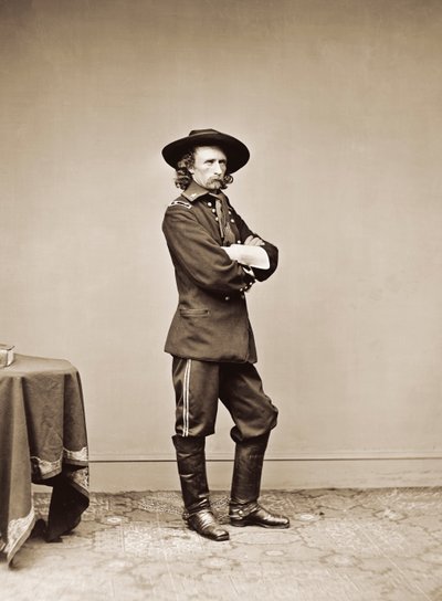 Portrait of General George Armstrong Custer by American Photographer