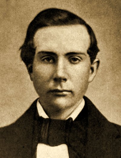 Portrait of John D. Rockefeller aged 18, 1857 by American Photographer