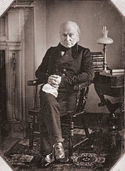 Portrait of John Quincy Adams (daguerreotype) by American Photographer