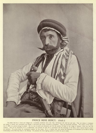 Prince Mere Hemcy, Arab by American Photographer