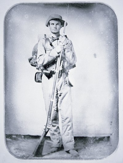 Private Thomas Taylor, Confederate Army Soldier by American Photographer