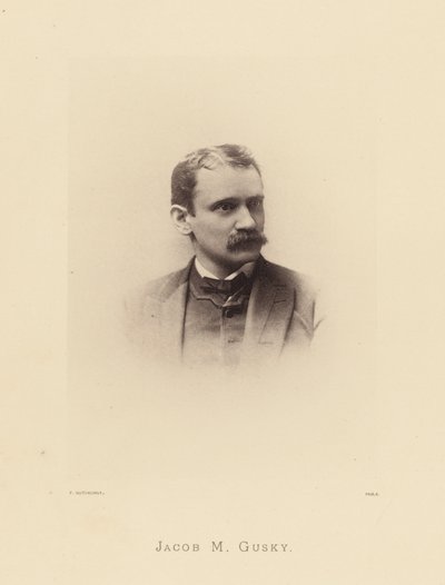 Prominent Pennsylvanians: Jacob M Gusky by American Photographer