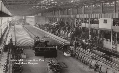 Rolling mill, Rouge Steel Plant; Ford Motor Company, Dearborn, Michigan by American Photographer