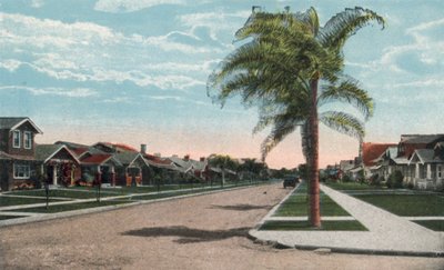 San Diego, California: Residence Street by American Photographer