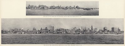 Skyline of the Lower End of Manhattan Island from the North River by American Photographer
